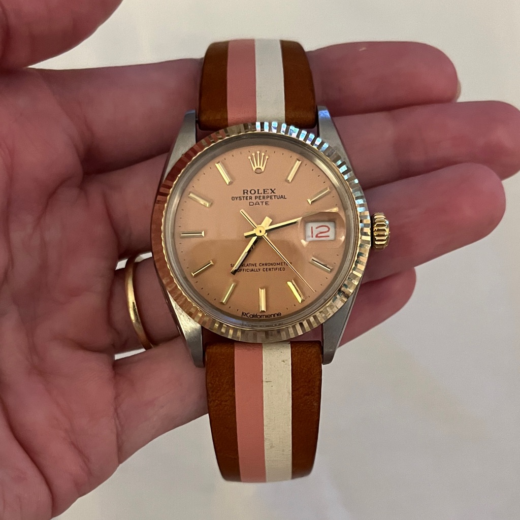 Rolex Datejust Watch With La Californienne Daybreak Strap